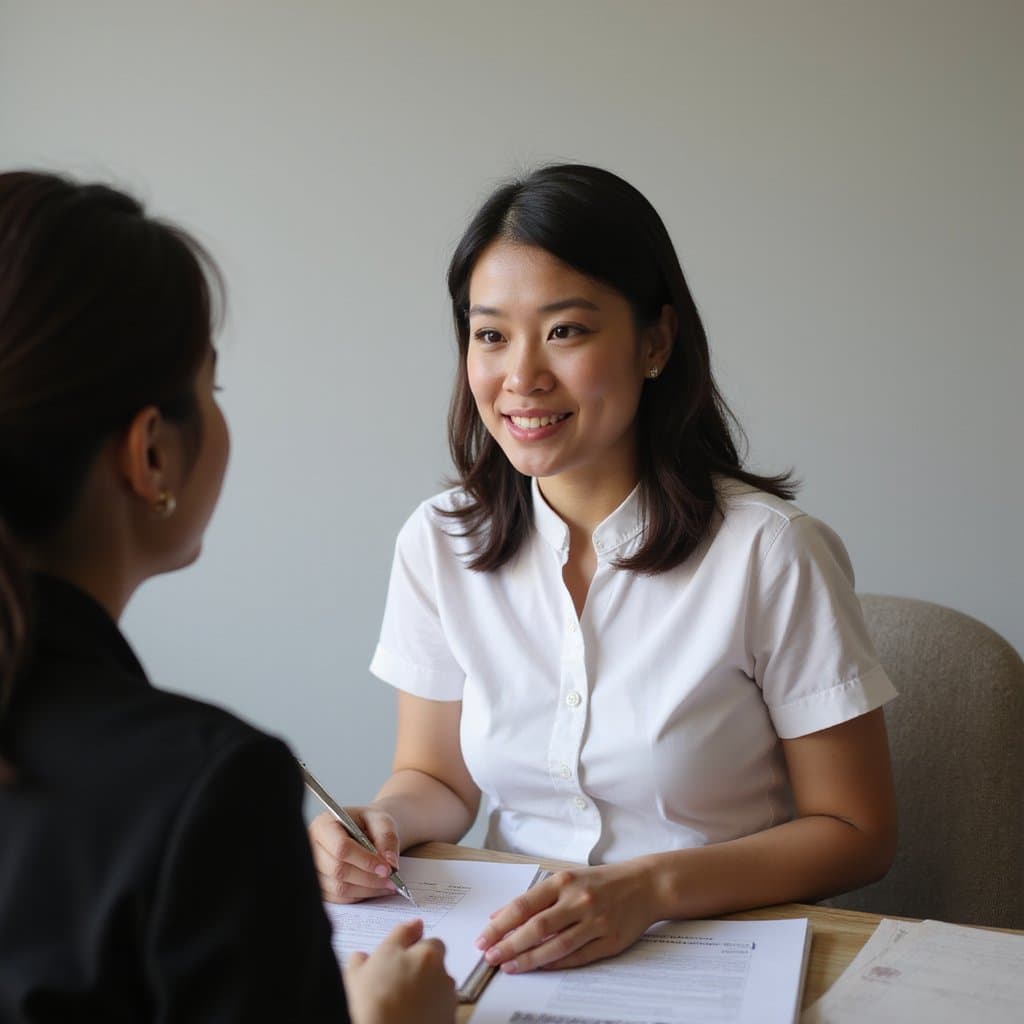 Domestic helper interview process